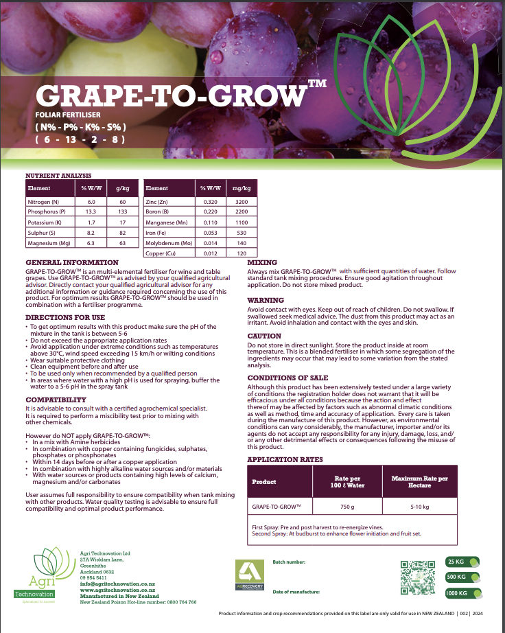 GRAPE-TO-GROW